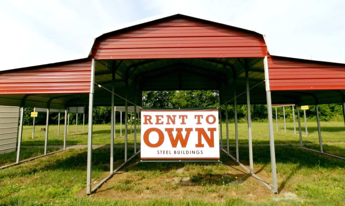rent to own steel buidings in TN