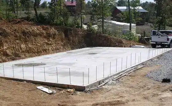 40x75 concrete slab